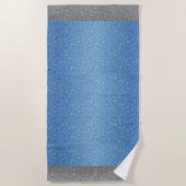 Serviette De Plage Parties scintillant de style Miss USA Beach Towel (Devant)