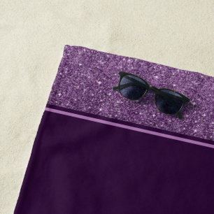 Serviette De Plage Parties scintillant de style Miss USA Pageant Beac