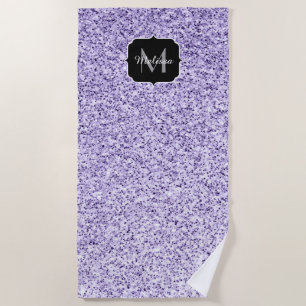 Serviette De Plage Parties scintillant violet ultra violet brillant M