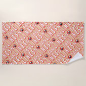 Serviette De Plage Pas de lignes Tan (Devant)