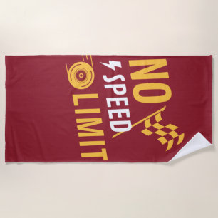 Serviette De Plage Pas de limitation de vitesse