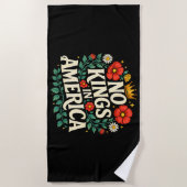 Serviette De Plage Pas de rois en Amérique (Devant)