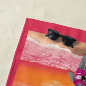 Serviette De Plage Pas de soucis Koala sur la plage du coucher du sol (En situation)