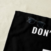 Serviette De Plage Pas Mon Problème Retraite Drôle Retraite Verticale (En situation)