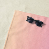 Serviette De Plage Pastel Gradient (En situation)