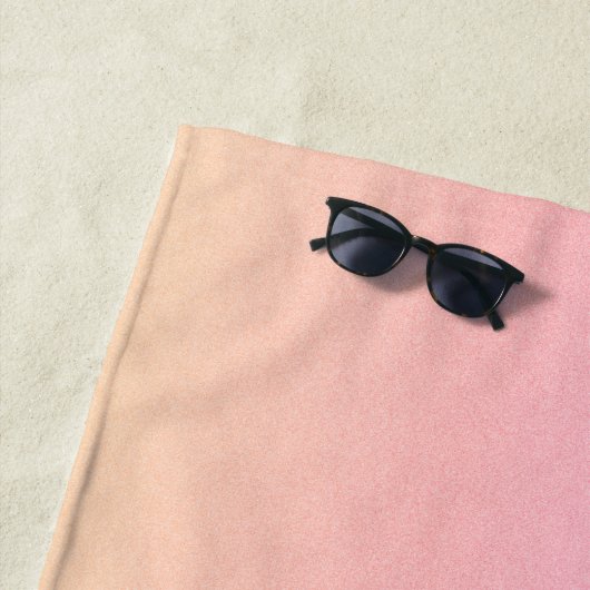 Serviette De Plage Pastel Gradient (En situation)