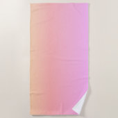 Serviette De Plage Pastel Gradient (Devant)