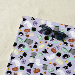 Serviette De Plage Pastel Halloween
