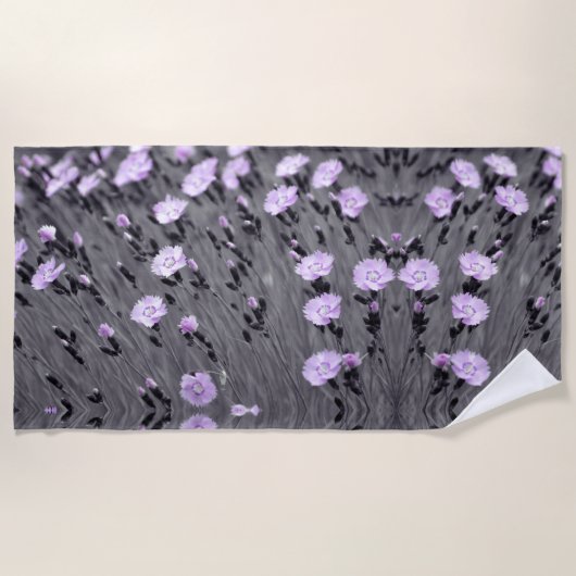 Serviette De Plage Pastel lilac (Devant)