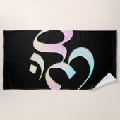 Serviette De Plage Pastel Om (Devant)