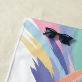 Serviette De Plage Pastel pattern that will grab everyones attention (En situation)