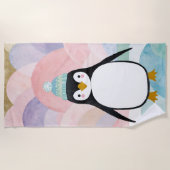 Serviette De Plage Pastel Penguin Peak (Devant)