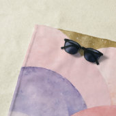 Serviette De Plage Pastel Penguin Peak (En situation)