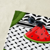 Serviette De Plage Pastèque Palestine - Slice (En situation)