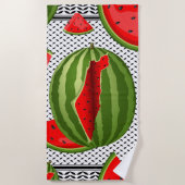 Serviette De Plage Pastèque Palestine - Slice (Devant)