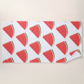 Serviette De Plage Pastèque savoureuse - Sweet 3 (Devant)