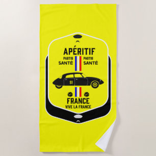 Serviette De Plage Pastis de Marseille France