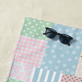 Serviette De Plage Patchwork (En situation)