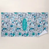 Serviette De Plage pâteux (Devant)