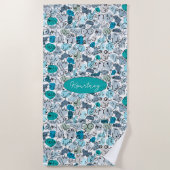 Serviette De Plage pâteux (Devant)