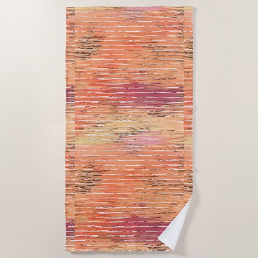 Serviette de plage patinée Reed Blind (Devant)
