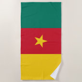Serviette De Plage Patriotic Cameroon (Devant)
