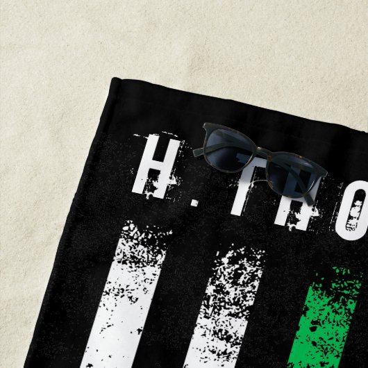 Serviette De Plage Patrouille frontalière| Ranger de parc| Indicateur (En situation)