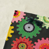 Serviette De Plage Patterned Gears (En situation)