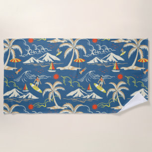 Serviette De Plage Patters tropicaux
