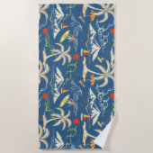 Serviette De Plage Patters tropicaux (Devant)