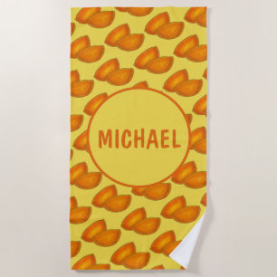 Serviette De Plage Patty Patty de boeuf jamaïcain Pâtisserie personna