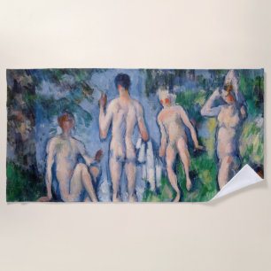 Serviette De Plage Paul Cezanne - Groupe de Baigneurs