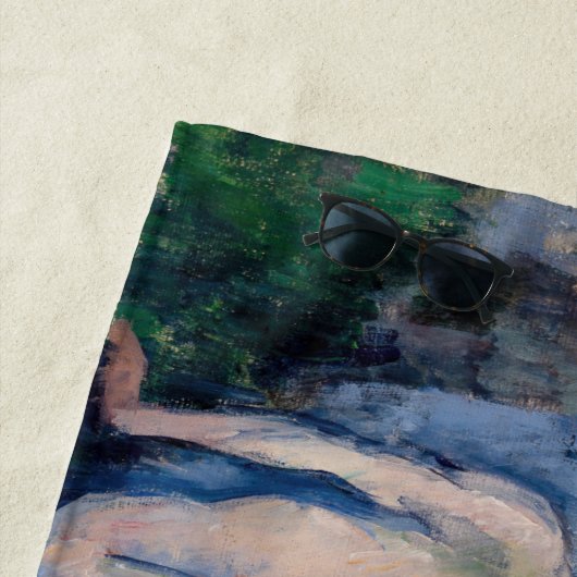 Serviette De Plage Paul Cezanne - Groupe des Bathères (En situation)