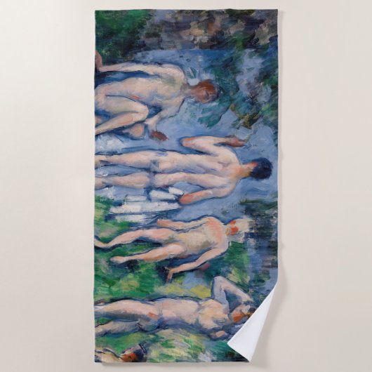 Serviette De Plage Paul Cezanne - Groupe des Bathères (Devant)