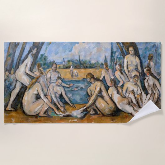 Serviette De Plage Paul Cezanne - Les Grandes Baignoires (Devant)