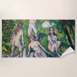 Serviette De Plage Paul Cezanne - Quatre Bathers