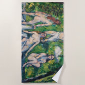 Serviette De Plage Paul Cezanne - Quatre Bathers (Devant)