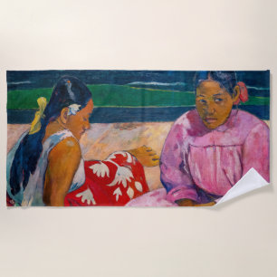 Serviette De Plage Paul Gauguin - Femmes tahitiennes sur la plage