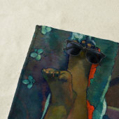 Serviette De Plage Paul Gauguin - Nevermore / O Taiti (En situation)
