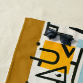 Serviette De Plage Paul Klee Rich Harbour Expressionnisme Abstrait (En situation)