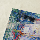 Serviette De Plage Paul Signac - Entrée du port de La Rochelle (En situation)