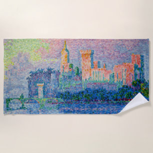 Serviette De Plage Paul Signac - Le Palais des Papes, Avignon