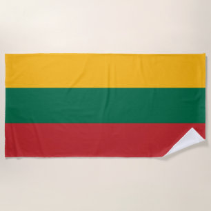 Serviette De Plage pavillon lituanien