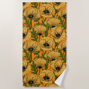 Serviette De Plage Pavot jaune