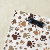 Serviette De Plage Paw Prints (En situation)