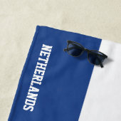 Serviette De Plage Pays-Bas Drapeau splendide patriotique (En situation)
