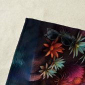 Serviette De Plage Paysage Alien Lune de cascade (En situation)