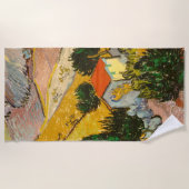 Serviette De Plage Paysage avec Maison et PloughmaVincent van Gogh (Devant)