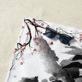 Serviette De Plage Paysage japonais Beach Towel (En situation)