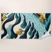 Serviette De Plage Paysage moderne (Devant)